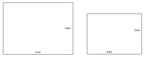 two candidate rooms