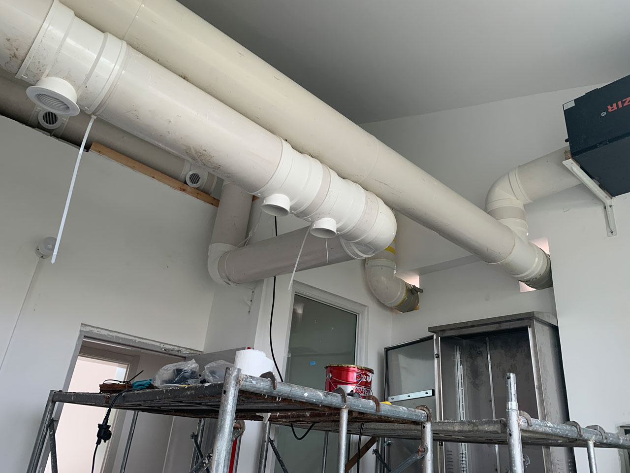 ventilation - final construction done 01.