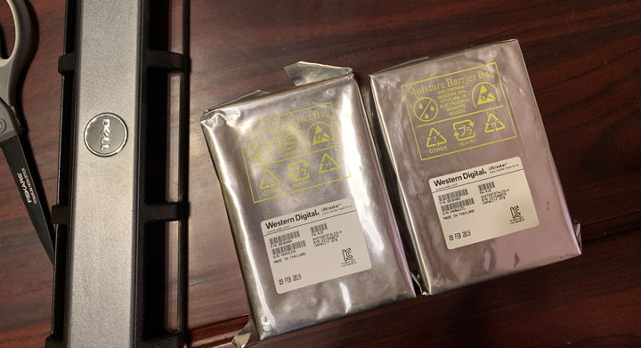 two hc320 disks