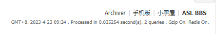 screenshot of redis & gzip enabled