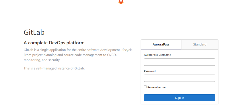 ASL internal GitLab instance.